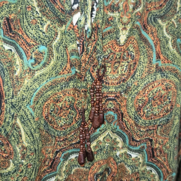 Ruff Hewn paisley print shirt in XL - Picture 3 of 9